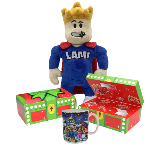 LAMI-Bundle 🎁 Adventskalender + Plüschtier + Tasse + Autogrammkarte – Limitierte Edition